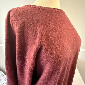 Vintage CC Courtenay Cashmere Sweater, Burgundy/Wine. Women’s L.